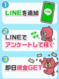 LINEでカンタンアンケートに答えて１日８万円稼げる！？