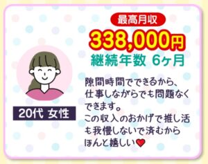 スマホがあればどこでも収入GET